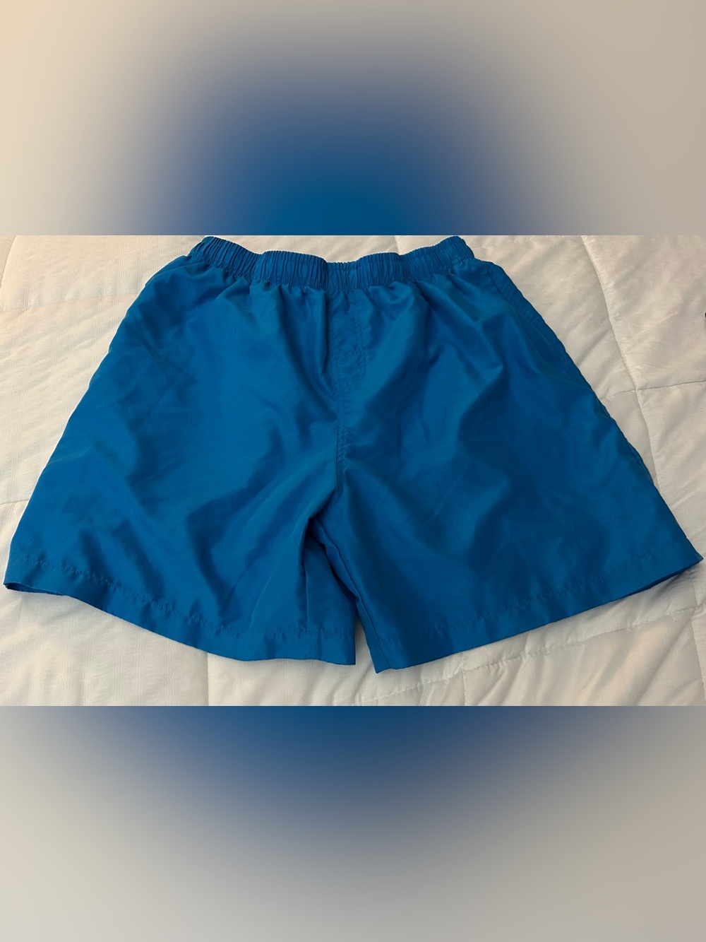RS Surf Classic Elastic-Waist Swim Trunks in Vibrant Blue•6” Inseam•Mesh Lining